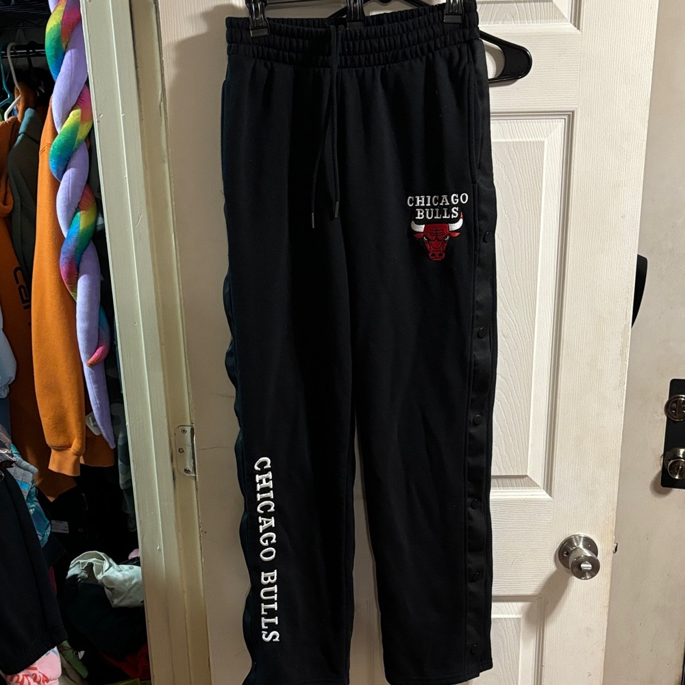 Chicago Bulls Black Track Pants
